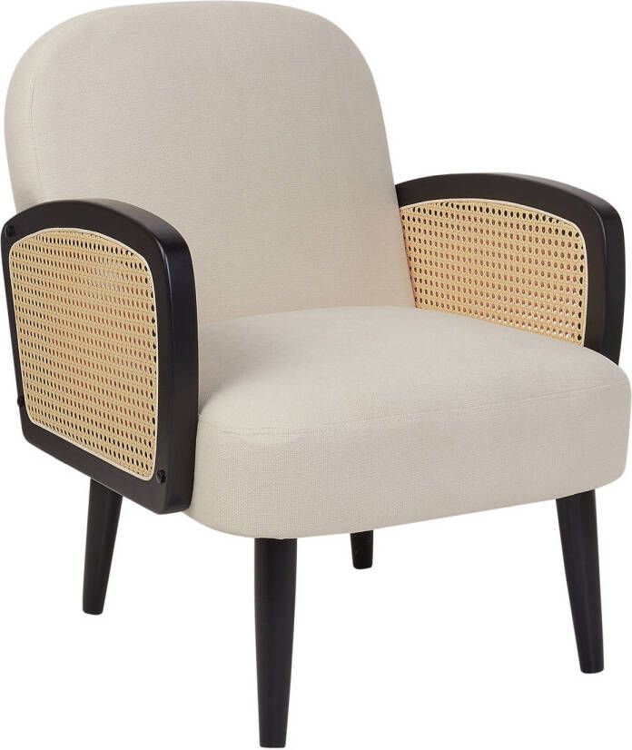 Beliani DVENBERG Fauteuil-Beige-Polyester