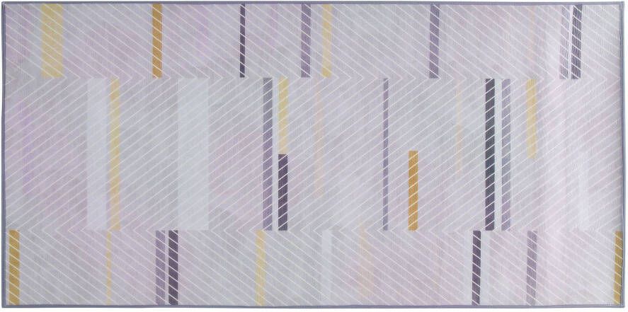 Beliani ERGENLI Vloerkleed grijs polyester