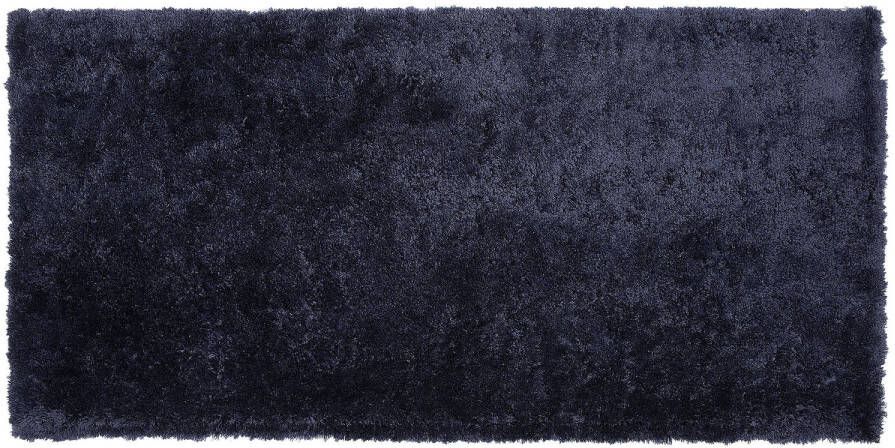 Beliani EVREN Vloerkleed blauw polyester