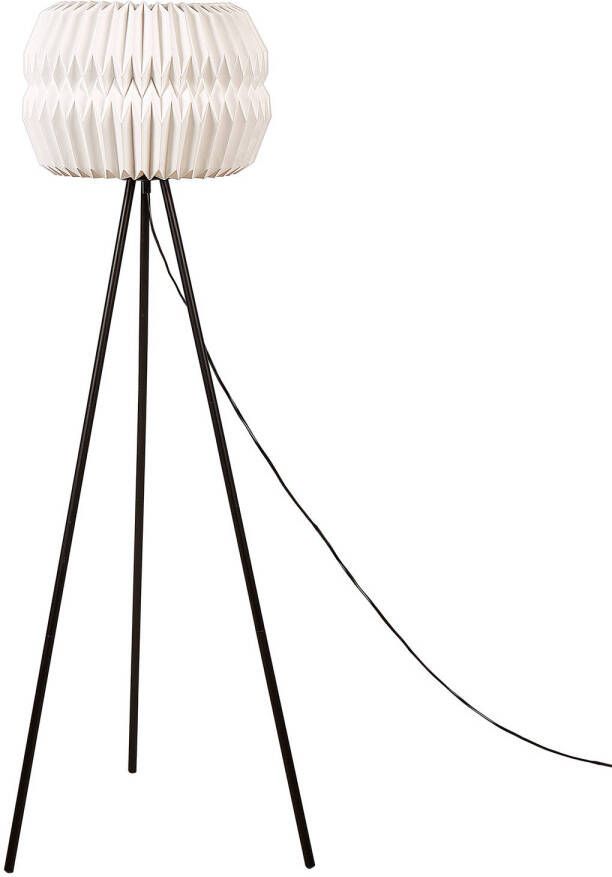 Beliani HUNTER Staande lamp-Wit-Papier