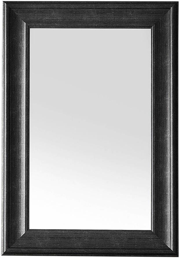Beliani Spiegel Lunel zwart Glas 61x91 cm