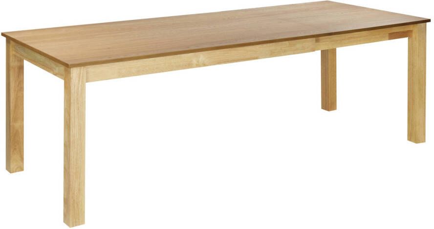 Beliani MADURA Eettafel-Lichte houtkleur-MDF