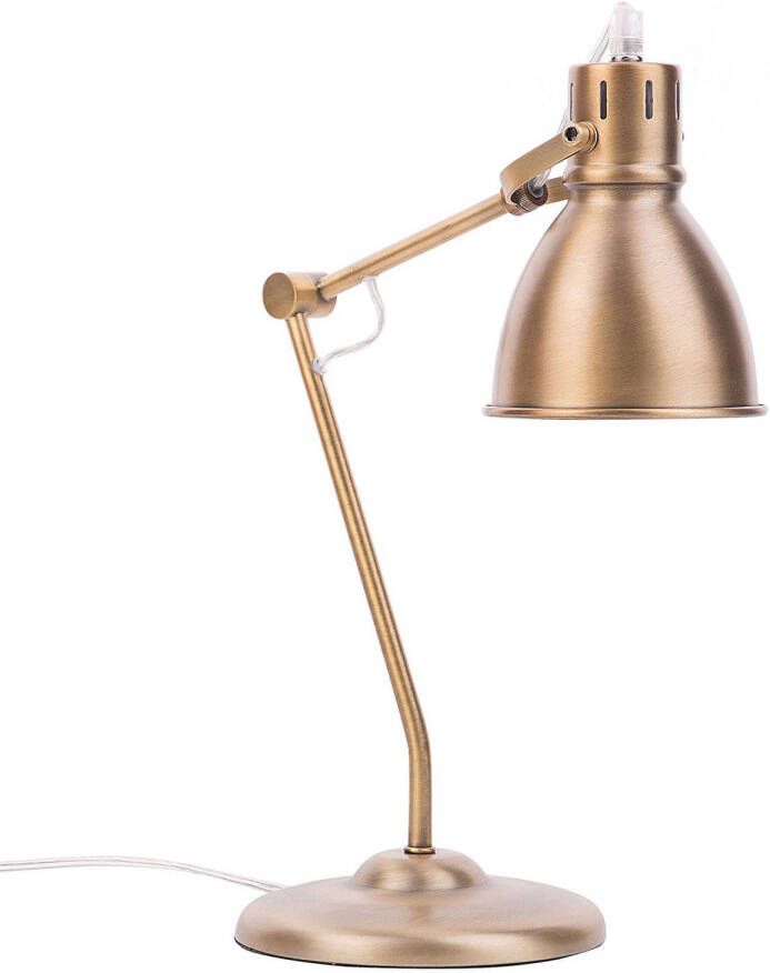 Beliani MONSAN Tafellamp-Messing-Staal