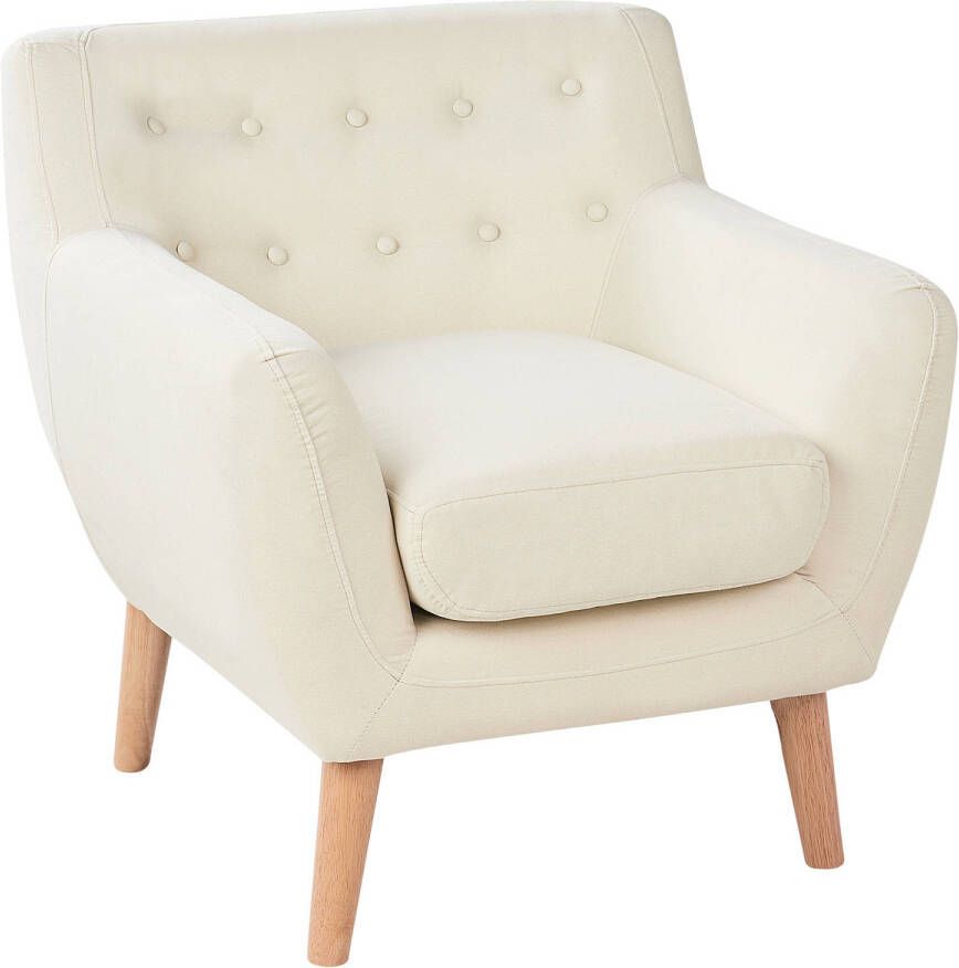 Beliani MOTALA Fauteuil-Beige-Polyester