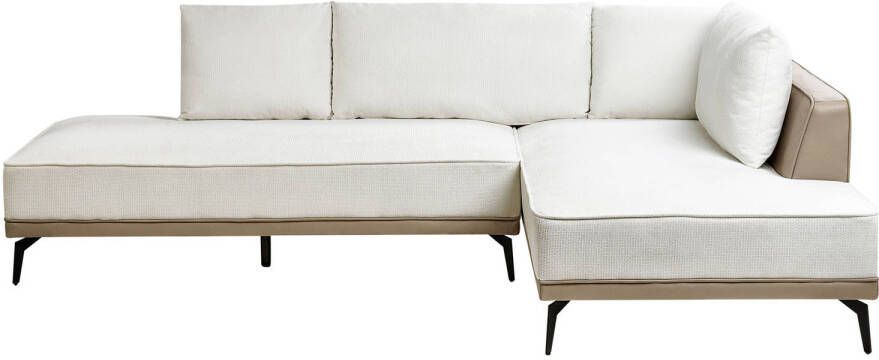 Beliani MYKEN Modulaire Sofa-Wit-Polyester