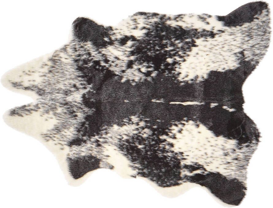 Beliani NAMBUNG Vloerkleed zwart polyester