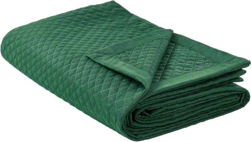 Beliani NAPE Sprei-Groen-Polyester