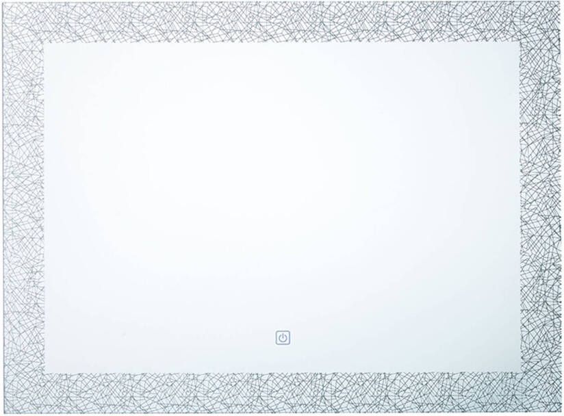 Beliani NEXON Wandspiegel transparant glas