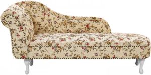 Beliani NIMES Chaise longue (linkszijdig) multicolor