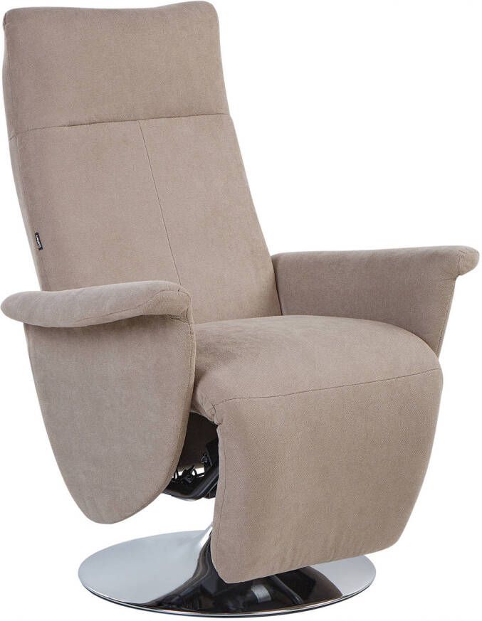 Beliani PRIME TV-fauteuil-Beige-Polyester