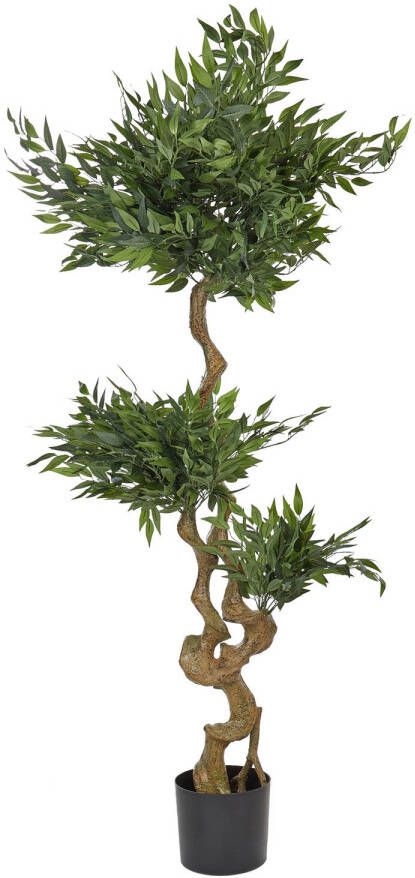 Beliani RUSCUS TREE Kunstplant-Groen-Synthetisch materiaal