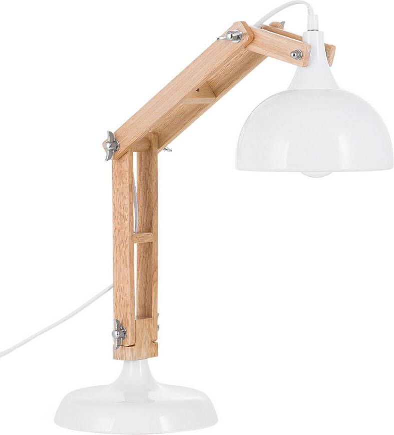 Beliani SALADO Bureaulamp lichte houtkleur