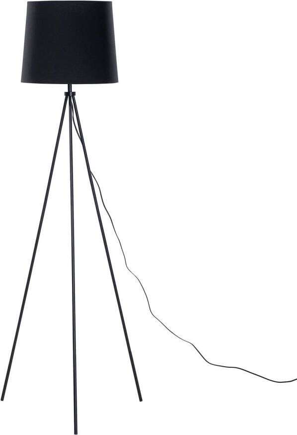 Beliani SAMBRA Staande lamp-Zwart-Metaal