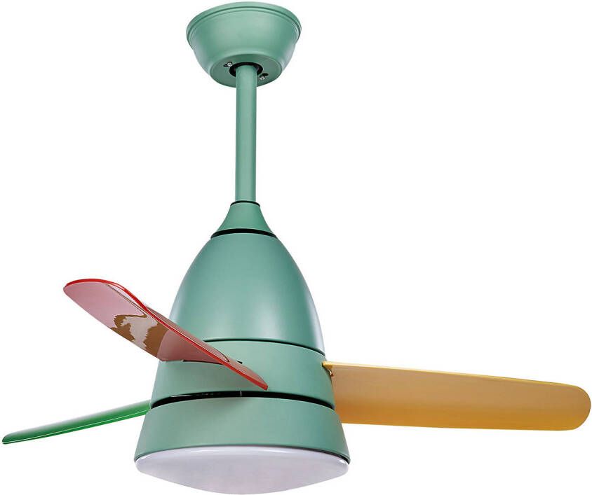 Beliani STRAWBERRY Plafondlamp met ventilator-Multicolor-IJzer