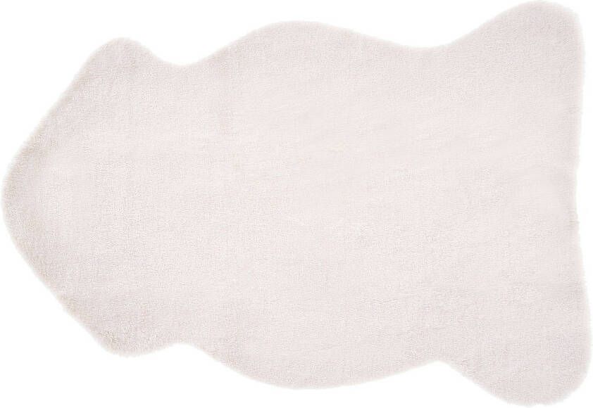 Beliani UNDARA Vloerkleed wit polyester