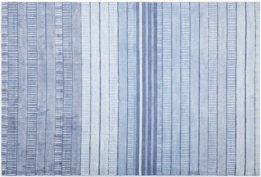 Beliani YARDERE Vloerkleed blauw 160x230