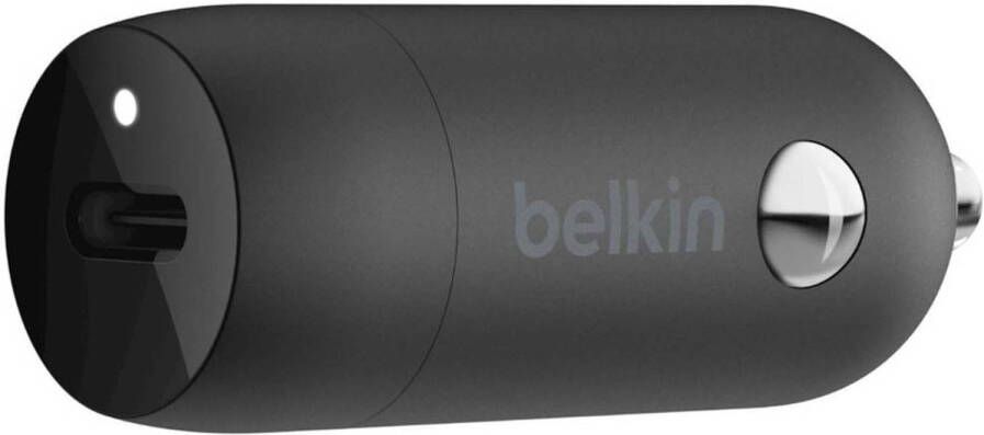 Belkin 20W PD CAR CHARG USB-C 20W PD autolader(Zwart)