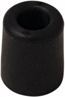 Bellatio Design 1x Stuks Deurstopper Deurbuffer Rubber Zwart 35 Mm Deurstoppers