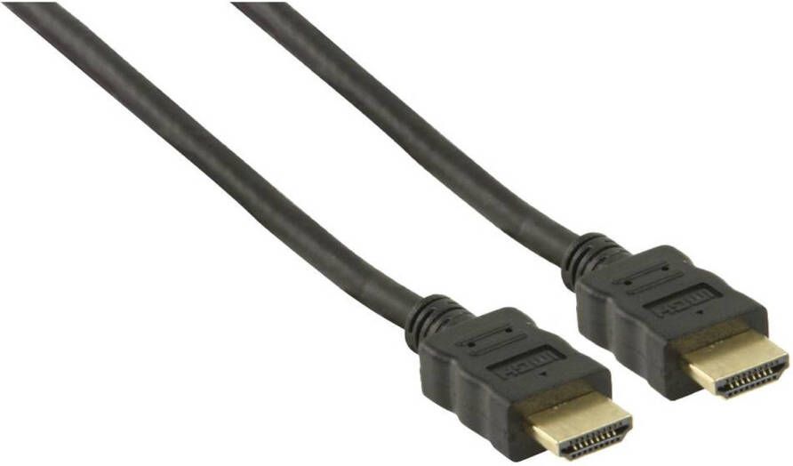 Benza HDMI High Speed Kabel voor beeld geluid en internet 10 Meter Zwart