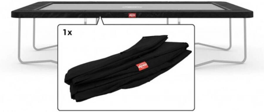 BERG Trampoline Beschermrand Ultim Favorit 330 x 220 cm Zwart