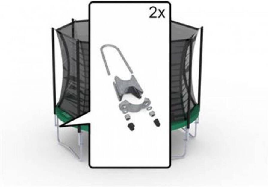 BERG Trampoline Veiligheidsnet Safety Net Comfort Bevestigingsset voor 1 Paal