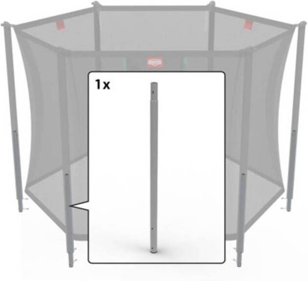 BERG Trampoline Veiligheidsnet Safety Net Comfort Onderpaal met Veerclip 180 + 240 cm
