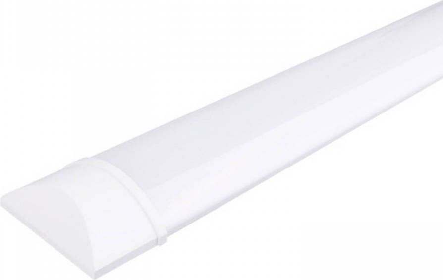 BES LED Batten LED Balk Aigi Tynom 40W Warm Wit 3000K Mat Wit Kunststof 120cm