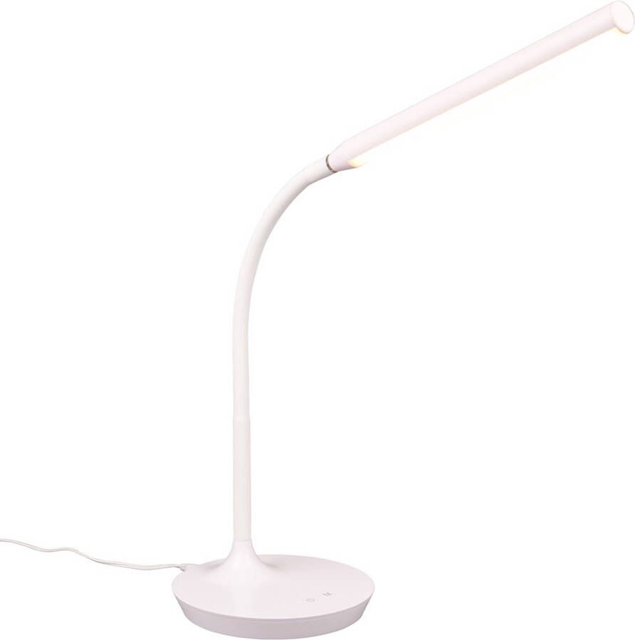 BES LED Bureaulamp Tafelverlichting Trion Root 5W Aanpasbare Kleur Wit Kunststof