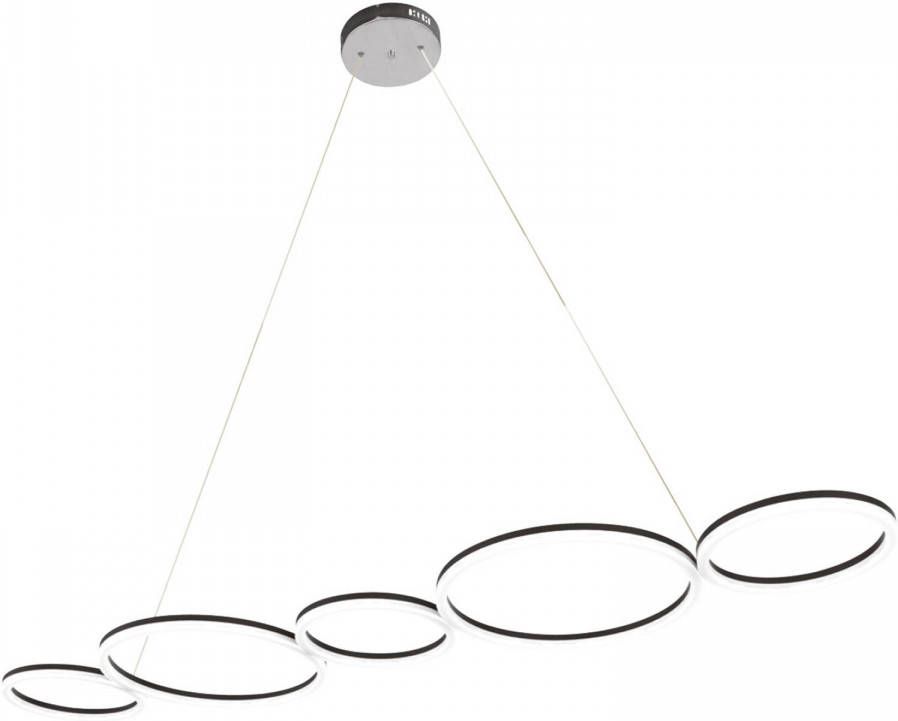 BES LED Hanglamp Hangverlichting Sintrus 45W Natuurlijk Wit 4000K Mat Zwart Aluminium