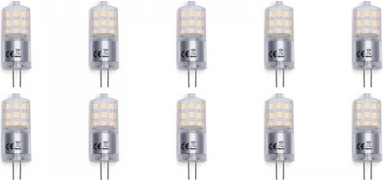 BES LED Lamp 10 Pack Aigi G4 Fitting 3W Warm Wit 3000K Vervangt 25W