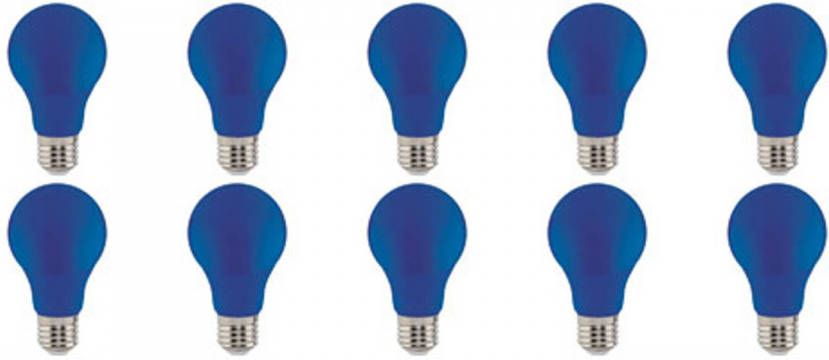 BES LED Lamp 10 Pack Specta Blauw Gekleurd E27 Fitting 3W