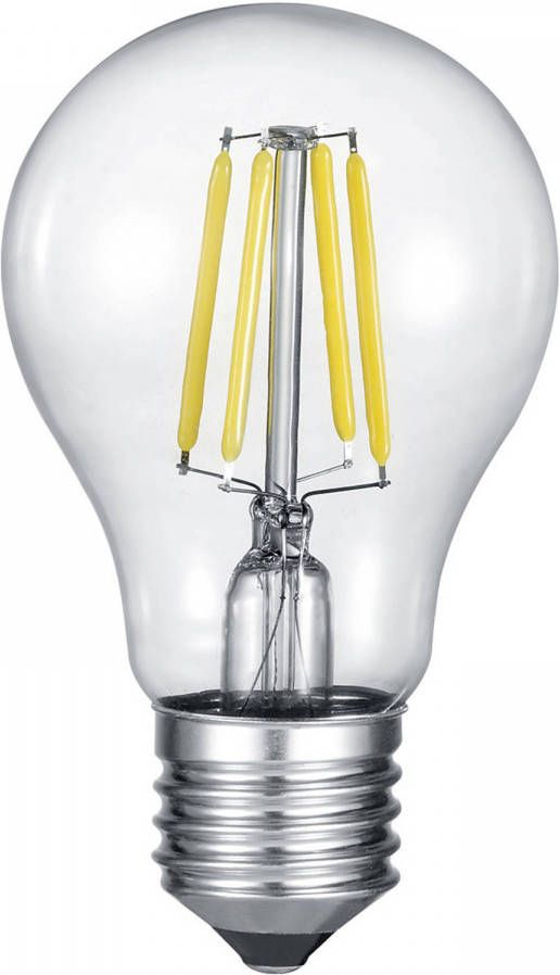 BES LED Lamp Filament Trion Limpo E27 Fitting 8W Warm Wit 2700K Dimbaar Transparent Helder Glas
