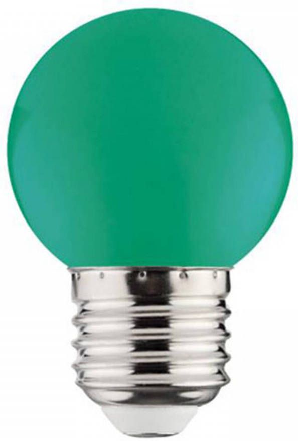 BES LED Lamp Romba Groen Gekleurd E27 Fitting 1W