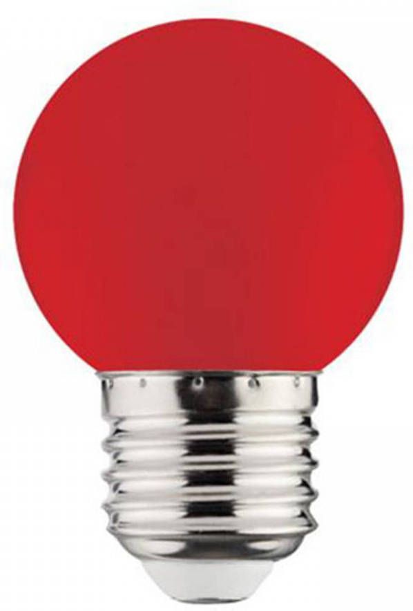 BES LED Lamp Romba Rood Gekleurd E27 Fitting 1W