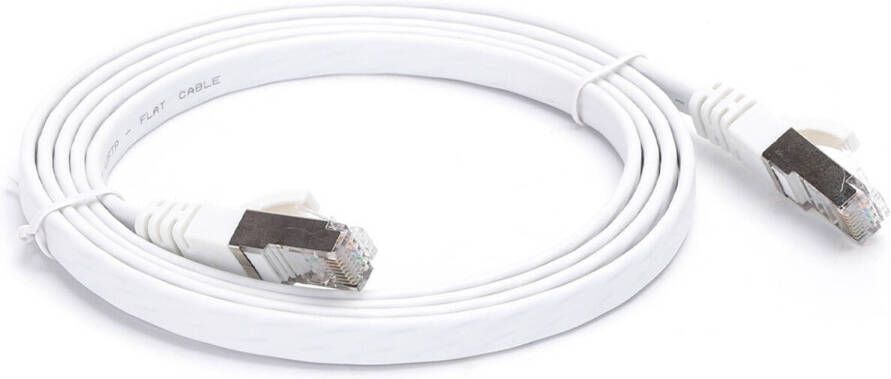 BES LED Netwerkkabel Internetkabel Patchkabel Aigi Hatro Cat7 UTP Kabel RJ45 1.5 Meter Koper Wit