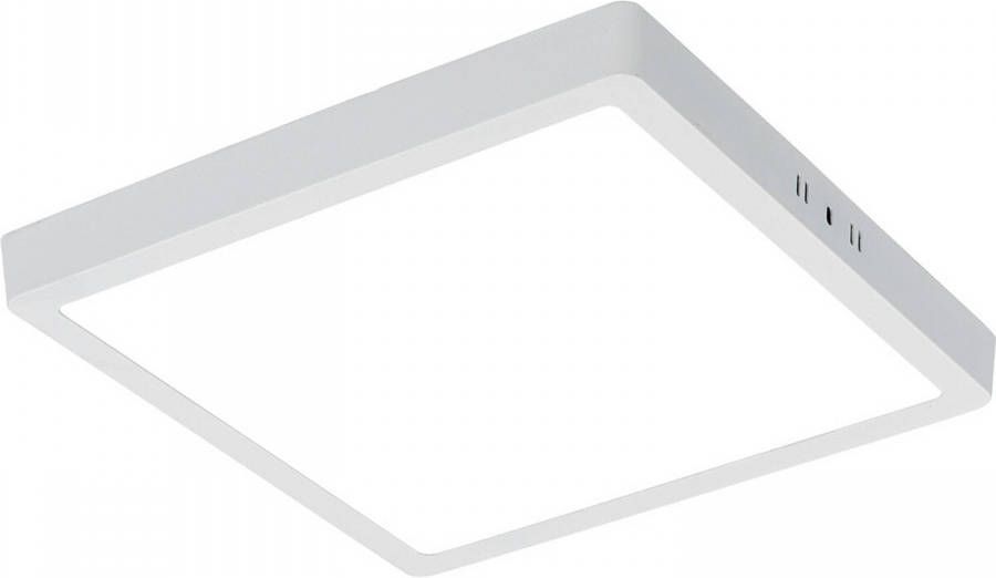 Merkloos Sans marque LED Paneel 30x30 Helder Koud Wit 6400K 28W Opbouw Vierkant Mat Wit Flikkervrij