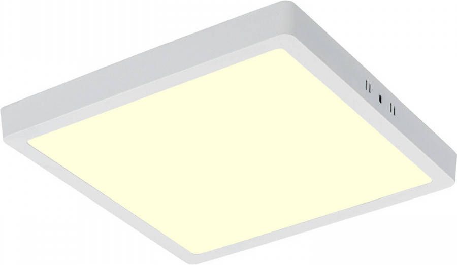 Merkloos Sans marque LED Paneel 30x30 Warm Wit 3000K 28W Opbouw Vierkant Mat Wit Flikkervrij