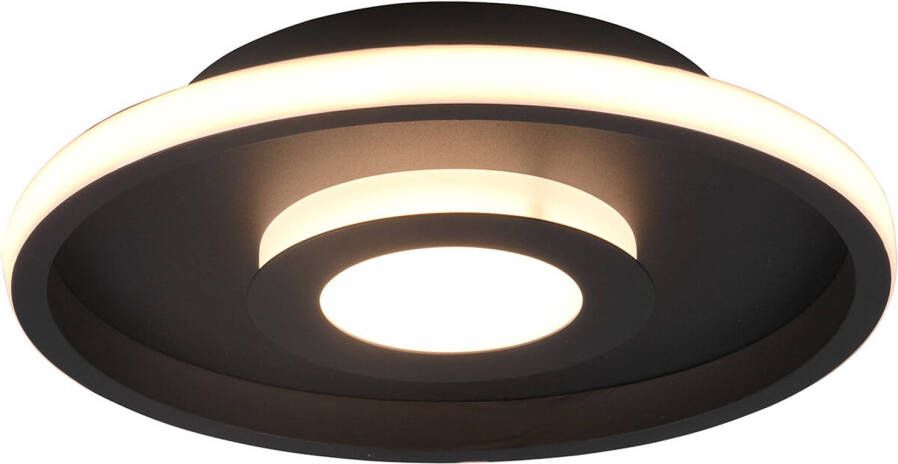 BES LED Plafondlamp Badkamerlamp Trion Asmaya Opbouw Rond 28W Spatwaterdicht IP44 Dimbaar Warm Wit 3000K Mat