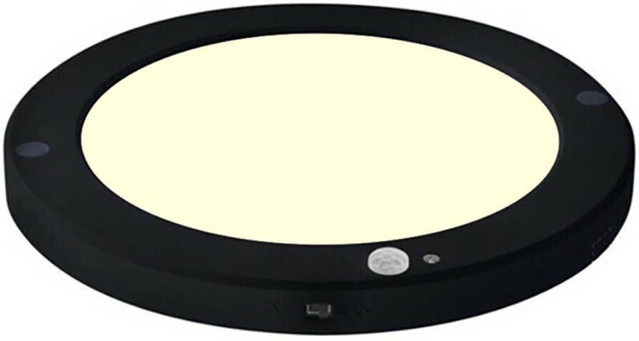 BES LED Plafondlamp met Bewegingssensor + Dag en Nacht Sensor 18W Warm Wit 3000K 360° Zichthoek Opbouw Inbouw Rond