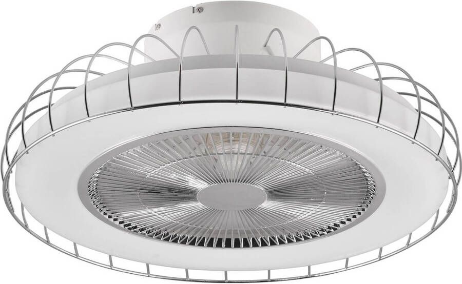 BES LED Plafondlamp met Ventilator Plafondventilator Trion Ford 30W Aanpasbare Kleur Afstandsbediening Dimbaar