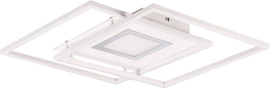 BES LED Plafondlamp Plafondverlichting Trion Avia 36W Aanpasbare Kleur Afstandsbediening Dimbaar Mat Wit