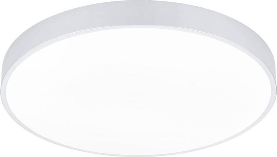 BES LED Plafondlamp Trion Oka Aanpasbaar kleur Dimbaar Rond Mat Wit Metaal