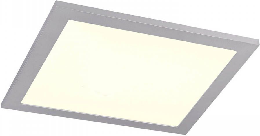 BES LED Plafondlamp WiZ Smart LED Trion Alineon Slimme LED Dimbaar Aanpasbare Kleur 15W Mat Titaan Vierkant