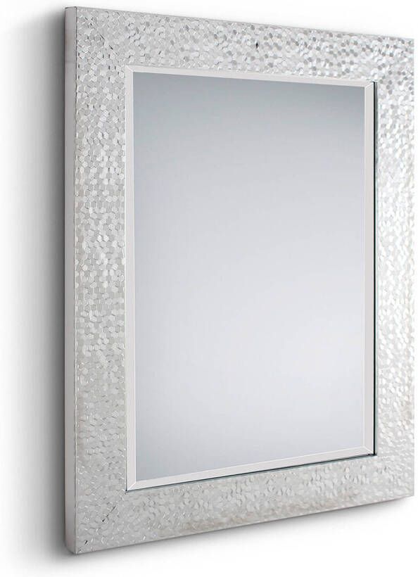 BES LED Spiegel Trion Alisa 55x70cm Wandspiegel in Frame Zilver