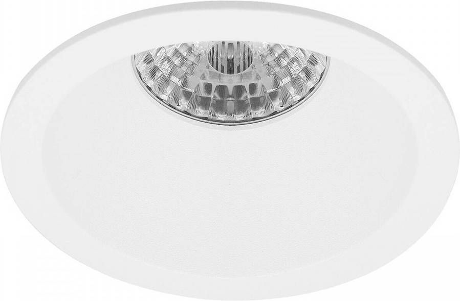 BES LED Spot Armatuur GU10 Pragmi Pollon Pro GU10 Inbouwspot Rond Wit Aluminium Verdiept Ø82mm