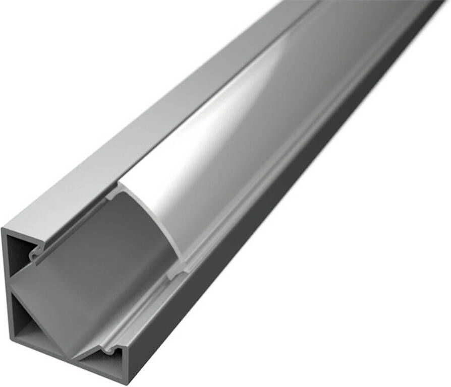 BES LED Strip Profiel Delectro Profi Aluminium 1 Meter 18.5x18.5mm Hoekprofiel