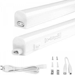 BES LED TL Armatuur met T5 Buis Keukenverlichting Aigi Timola 30cm Enkel 4W Koppelbaar Warm Wit 3000K Mat Wit