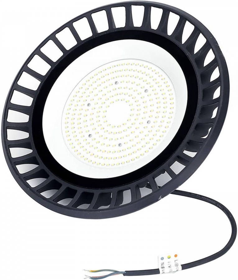 BES LED UFO High Bay 150W Aigi Eiya Magazijnverlichting Waterdicht IP65 Helder Koud Wit 6500K Aluminium