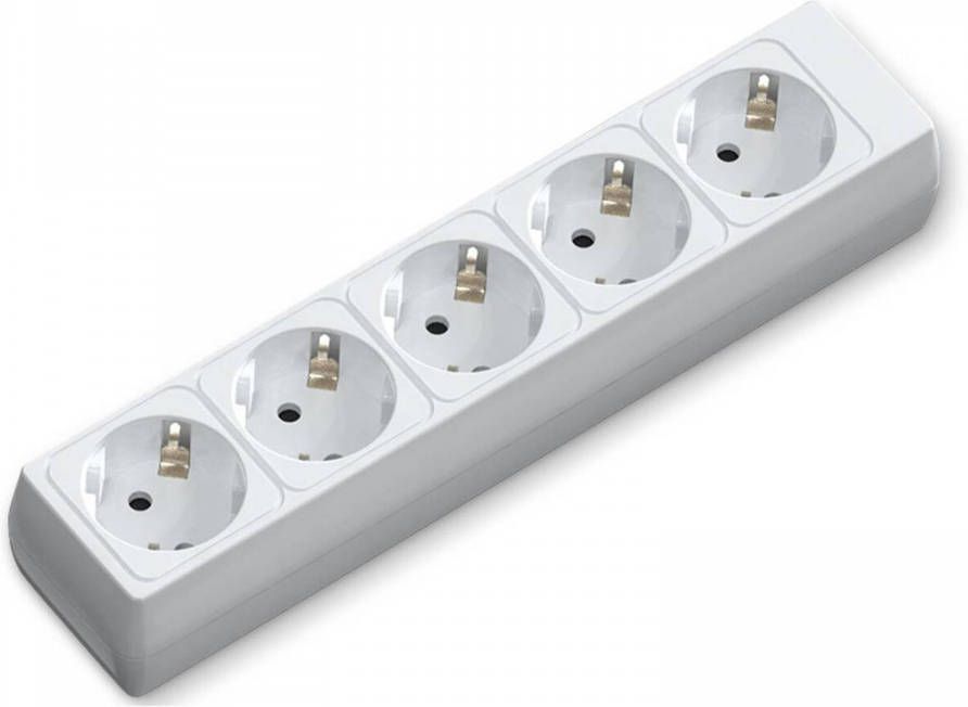 BES LED Stekkerdoos zonder Snoer Aigi Bovun 3680W 5 Stopcontacten Wit Nederland