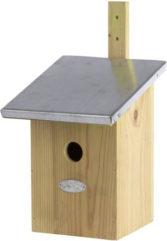 Best for Birds Houten Vogelhuisje nesthuisje 33 Cm Met Zinken Dak Vogelhuisjes